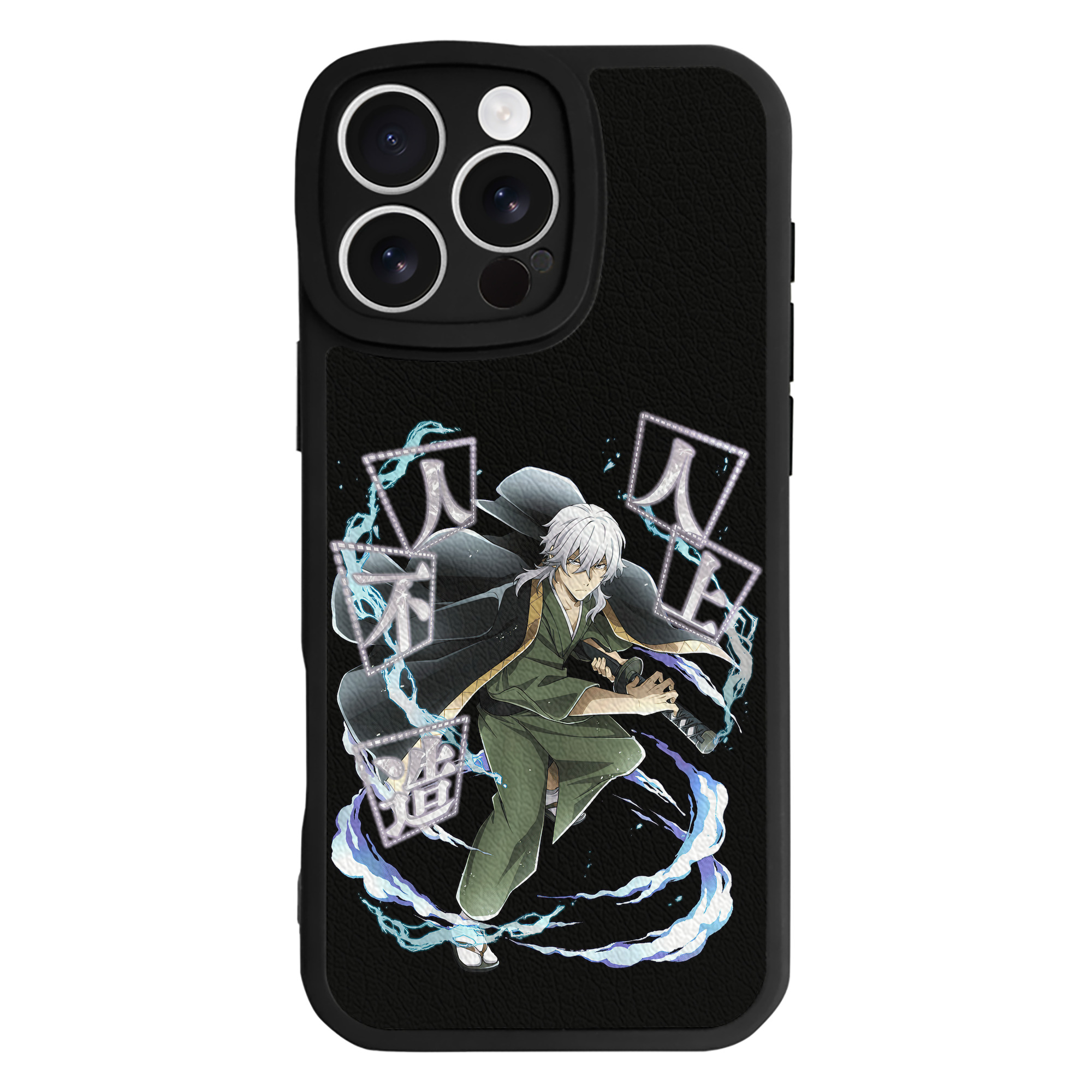 （画像用） 文豪ストレイドッグス Bungo Stray Dogs 【iPhone 16シリーズ対応】シリコンスマホケース（レザー調） 材質：シリコン